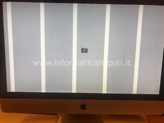 problema imac scheda video righe verticali artifizi
